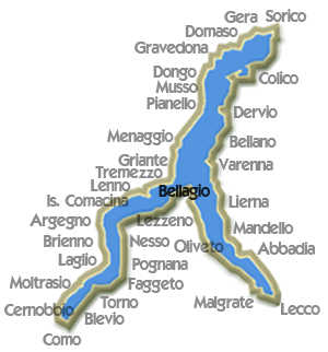Karte Bellagio