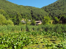 Teich das Bolla - Monti di Erno (1070 m) | Rundwanderung von Veleso zum Monte San Primo