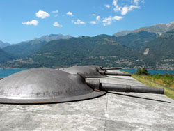 Die Festung Montecchio Nord in Colico