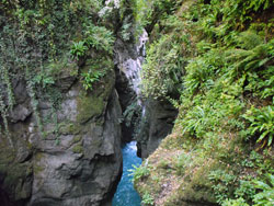 Naturschlucht (Orrido) von Bellano