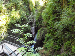 Naturschlucht (Orrido) von Bellano