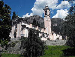 Die Kirche Sant'Ambrogio zu Lierna