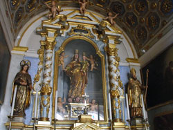 Die Gemeinde kirche San Leonardo von Noblanc in Malgrate