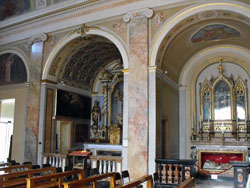 Die Gemeinde kirche San Leonardo von Noblanc in Malgrate