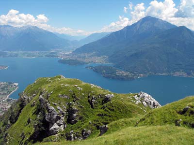 Sasso di Musso – Panorama auf den Oberen Lario