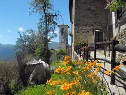 Kirche San Gregorio - Noceno (835 m) | Rundwanderung von Dervio zur Camaggiore-Alm