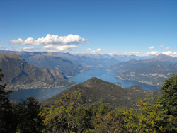 Der San Primo Berg - Lario Dreieck