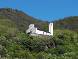 Die Kirche Santuario di San Miro in Sorico