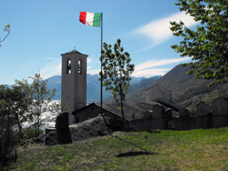 Die Kirche Santuario di San Miro in Sorico