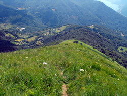 Südengrat (1440 m) - Monte San Primo | Rundwanderung von Veleso zum Monte San Primo