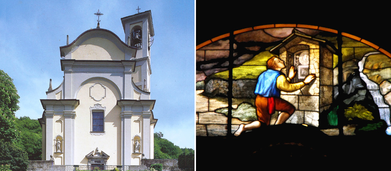 Das Heiligtum der Madonna delle Lacrime von Lezzeno in Bellano
