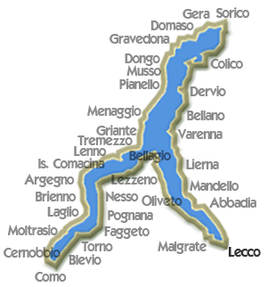 Karte Lecco