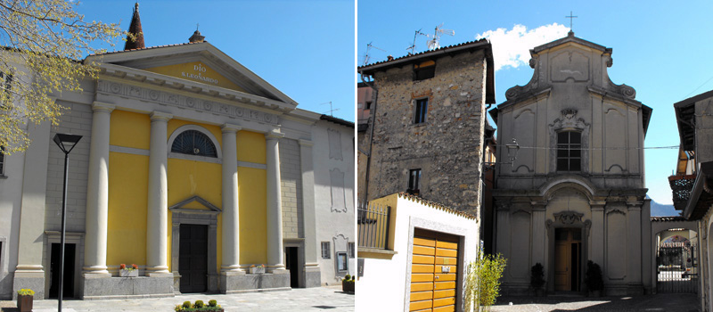 Die Kirchen in Malgrate