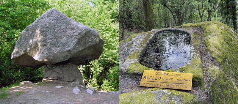 Der Pendula-Stein und die Steingräber - Torno