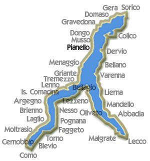Karte Pianello lario