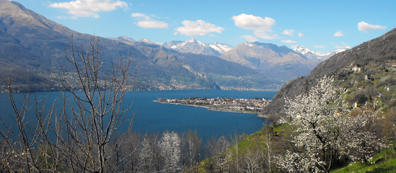 Der Wanderweg Viandante - Erste Etappe von Abbadia Lariana nach Lierna