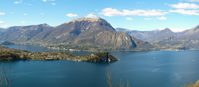 Der Wanderweg Viandante - Zweite Etappe, tiefer gelegene Variante, von Lierna nach Varenna