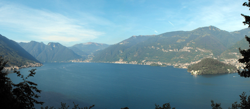 Die Strada Regia von Torno nach Nesso