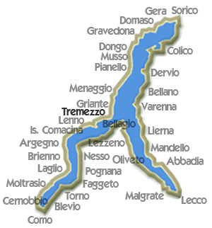 Karte Tremezzo